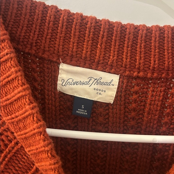 Universal Thread Brick Red / Rust colored Ribbed Sweater - Picture 3 of 5